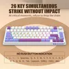 Gaming Tastatur 81 Tasten mit dreifarbig passenden Produktbild-Vorschau 3