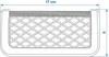 Filet de rangement élastique 17x8cm avec cadre NS-4 Voir les images du produit 6