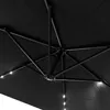 Aga LED Sonnenschirm 300 cm Schwarz Produktbild-Vorschau 4