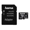 A microSD card and its adapter are shown against a white background. Voir les images du produit