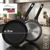 STONELINE® SMART Bratpfanne 28 cm | ohne Deckel - Grau Produktbild-Vorschau 3