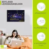 ARTland Leinwandbild Sternzeichen - Jungfrau Größe: 90x60 Produktbild-Vorschau 3