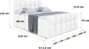 ALTDECOR Boxspringbett mit Matratze und Lattenrost  - RICAR Produktbild-Vorschau 5