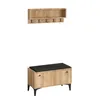 Skye Decor, Lena- LenaMRD, eichenfarbig, Schuhschränke, Produktbild-Vorschau 3