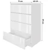 Kommode 70cm AVEN Sonoma-Eiche, 4 Schubladen, Produktbild-Vorschau 4