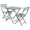 Quadratischer klappbarer gartentisch "greensboro" olivgrün Produktbild-Vorschau 2