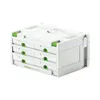 Festool SYS 3-SORT/6, Werkzeugkasten, Grün, Weiß, 295 mm, Produktbild-Vorschau 7
