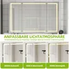 YITAHOME Spiegelschrank Bad mit LED, 3 Türen, Steckdosen, Produktbild-Vorschau 3