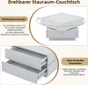 okwish Funktionscouchtisch Couchtisch, um 360° drehbare , Produktbild-Vorschau 4