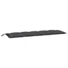 vidaXL Gartenbank-Auflagen 2 Stk. Anthrazit 180x50x7 cm Produktbild-Vorschau 3