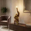 Mauro Ferretti Gorilla stolní lampa E14 22,5x16x40 cm zlatá Náhled obrázku produktu 14