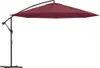 vidaXL Slunečník s hliníkovou tyčí 350 cm Bordeaux red Náhled obrázku produktu 1