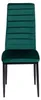 ModernHome LR-1494 Set mit 4 Esszimmerstühlen VELVET, grün Produktbild-Vorschau 3