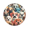 MuchoWow® Mauspad Mousepad Hund - Tiere - Muster - Braun - Produktbild-Vorschau 1