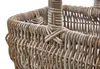 Kobolo Einkaufskorb ETTA mit Henkel aus Rattan in kubu grey Produktbild-Vorschau 7