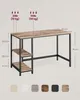 VASAGLE Computertisch Schreibtisch mit 2 Regale 120 x 75 x Produktbild-Vorschau 7