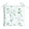 vidaXL Stuhlkissen 4 Stk. Blattmuster 50x50x7 cm Produktbild-Vorschau 5