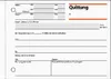 A close-up of a German receipt form. Anteprima dell’immagine prodotto