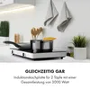 KlarsteinFutureChef, indukční varná deska, 3000 W, 2 varné Náhled obrázku produktu 2