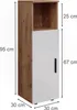 Midischrank Vicco Irma Weiß Hochglanz/Goldkraft Eiche 30 x Produktbild-Vorschau 3