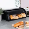 Vilde Brotkasten Brotkorb Brotbehälter aus Stahl schwarz Produktbild-Vorschau 11