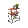 A wine rack with bottles and glasses on a white background. Podgląd zdjęcia produktu