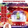COSTWAY Luci di Natale 173cm lanterna di Natale rossa con Anteprima dell’immagine prodotto 4