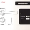 DOMINO Türgriff Drückergarnitur BB-Buntbart Set | Rund BB Produktbild-Vorschau 4