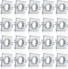 20x MAXKOMFORT Glas Einbaustrahler mit LED Dekoring IP20 Produktbild-Vorschau 6