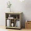 vidaXL Rolkast Sonoma-eikenhout, 60x45x60 cm, houtvezel Productafbeelding-voorbeeld 3