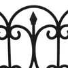 Dekorativer Gartenzaun, Schwarzer Gartenzaun, Durchdachtes Produktbild-Vorschau 10