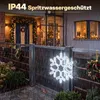 SALCAR 40cm Schneeflocken Deko Weihnachten, LED Produktbild-Vorschau 10
