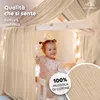 Cielo per letto casetta 135x320 cm Crema senza applicazione Anteprima dell’immagine prodotto 2