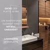 Zrcadlo do Koupelny s Osvětlením 60x70 cm Sonoma LED Náhled obrázku produktu 4