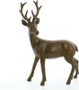 A bronze-colored deer figurine is shown in profile against a white background. Produktbild-Vorschau