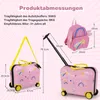 COSTWAY 2 pezzi valigia per bambini + zaino, trolley per Anteprima dell’immagine prodotto 2