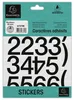 Exacompta 67379E, Číslo, symbol, Černá, Vinyl, 2 listy, 40 Náhled obrázku produktu 1