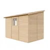 Abri de jardin en bois (sans mur latéral) - débarras avec Voir les images du produit 6