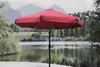 Sonnenschirm burgundrot Ø 3 Meter mit Kurbel und Krempe Produktbild-Vorschau 5