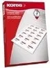 Kores L21074, Weiß, Universal, Rechteck, A4, 4 Blätter, Produktbild-Vorschau 2