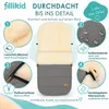 Fillikid Winterfußsack Bernina Lammfell Exklusiv Produktbild-Vorschau 3