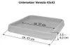 MePla - Untersetzer Venezia quadrat 43x43 anthrazit Produktbild-Vorschau 2