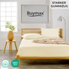 Buymax XL Spannbettlaken 140x200 bis 160x220 cm Creme – Produktbild-Vorschau 2