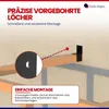 GeZu Impex Pfosten Wandverbinder 81 x 81 mm Schwarz Produktbild-Vorschau 5