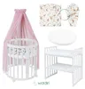 Waldin Babybett OWAL Kinderbett 7in1 mit Matratze, Produktbild-Vorschau 3