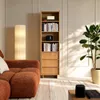 Bücherregal SUNA 50 cm breit schmal Standregal Karamell Produktbild-Vorschau 2