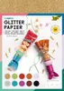 Folia 880409 Glitterpapier - 10 Blatt, 24 x 34, sortiert Voir les images du produit 9
