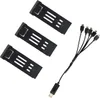 Sada baterií pro drony 3ks 1200mAh Baterie pro drony 5 v 1 Náhled obrázku produktu 4