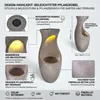 Design Pflanzkübel mit Solar LED Beleuchtung WIN 32 – 61 cm Produktbild-Vorschau 3