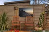 Gartenposter - 60x40 cm - Blick über die Berge  - Modernes Produktbild-Vorschau 4